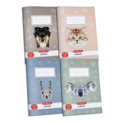 Herlitz Pets A5 21-32 vonalas füzet Herlitz Pets A5 21-32 vonalas füzet