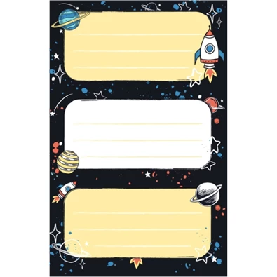 Herlitz Space 9db-os iskolai etikett Herlitz Space 9db-os iskolai etikett