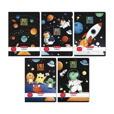 Herlitz Space Adventure A5 21-32 vonalas füzet