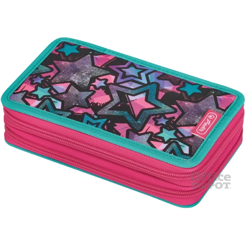 Herlitz Stars 23 részes emeletes tolltartó