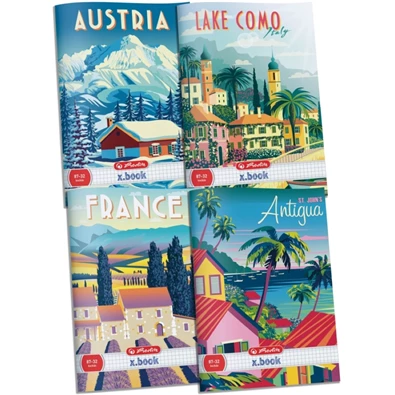 Herlitz Travel A4 87-32 kockás füzet Herlitz Travel A4 87-32 kockás füzet