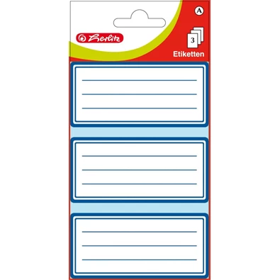 Herlitz 9db vegyes füzetcímke Herlitz 9db vegyes füzetcímke