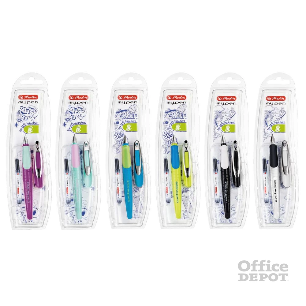 Herlitz my.pen balkezes vegyes színű töltőtoll