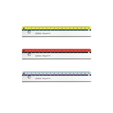 Herlitz my.pen 17cm-es színes vonalzó Herlitz my.pen 17cm-es színes vonalzó