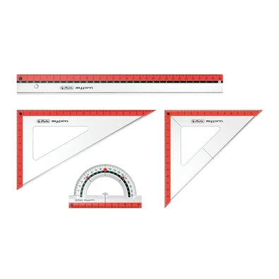Herlitz my.pen 4db-os vonalzókészlet Herlitz my.pen 4db-os vonalzókészlet