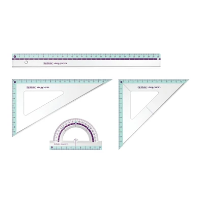 Herlitz my.pen 4db-os vonalzókészlet Herlitz my.pen 4db-os vonalzókészlet