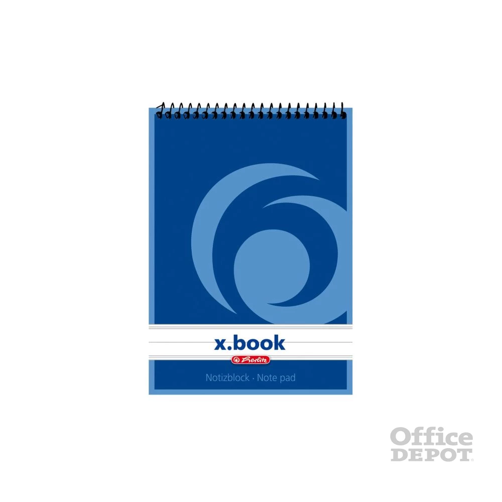 Herlitz vonalas 50 lap, A6 spirálblokk