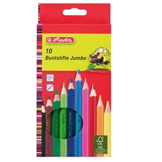 Herlitz vastag lakkozott 10db-os színesceruza készlet