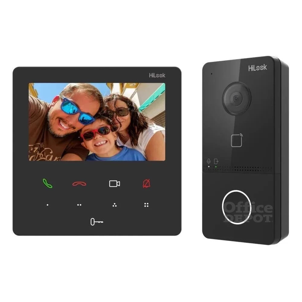 HiLook VI-K46P /4,3" Wifi PoE beltéri/2MP PoE kültéri/Felületre szerelhető/ egylakásos IP kaputelefon szett