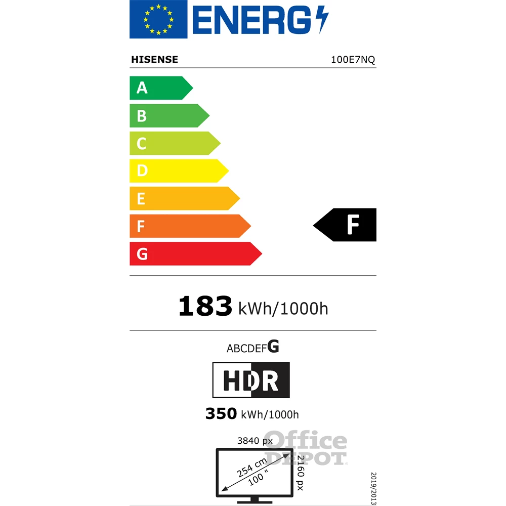 Hisense 100" 100E7NQ 4K UHD Smart QLED TV