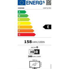 Hisense 100" 100E7QPRO 4K UHD Smart Gamer QLED TV