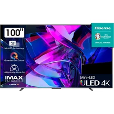 Hisense 100" 100U7KQ 4K UHD Smart Mini-LED ULED TV (Újracsomagolt) Hisense 100" 100U7KQ 4K UHD Smart Mini-LED ULED TV (Újracsomagolt)