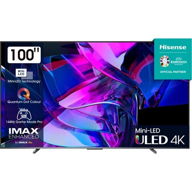 Hisense 100" 100U7KQ 4K UHD Smart Mini-LED ULED TV (Újracsomagolt) Hisense 100" 100U7KQ 4K UHD Smart Mini-LED ULED TV (Újracsomagolt)