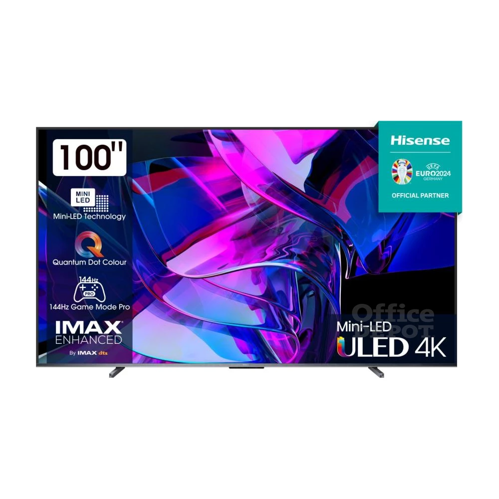 Hisense 100" 100U7KQ 4K UHD Smart Mini-LED ULED TV (Újracsomagolt)