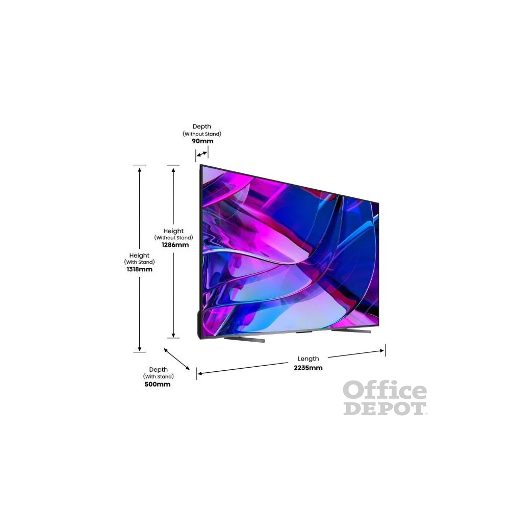 Hisense 100" 100U7KQ 4K UHD Smart Mini-LED ULED TV (Újracsomagolt)