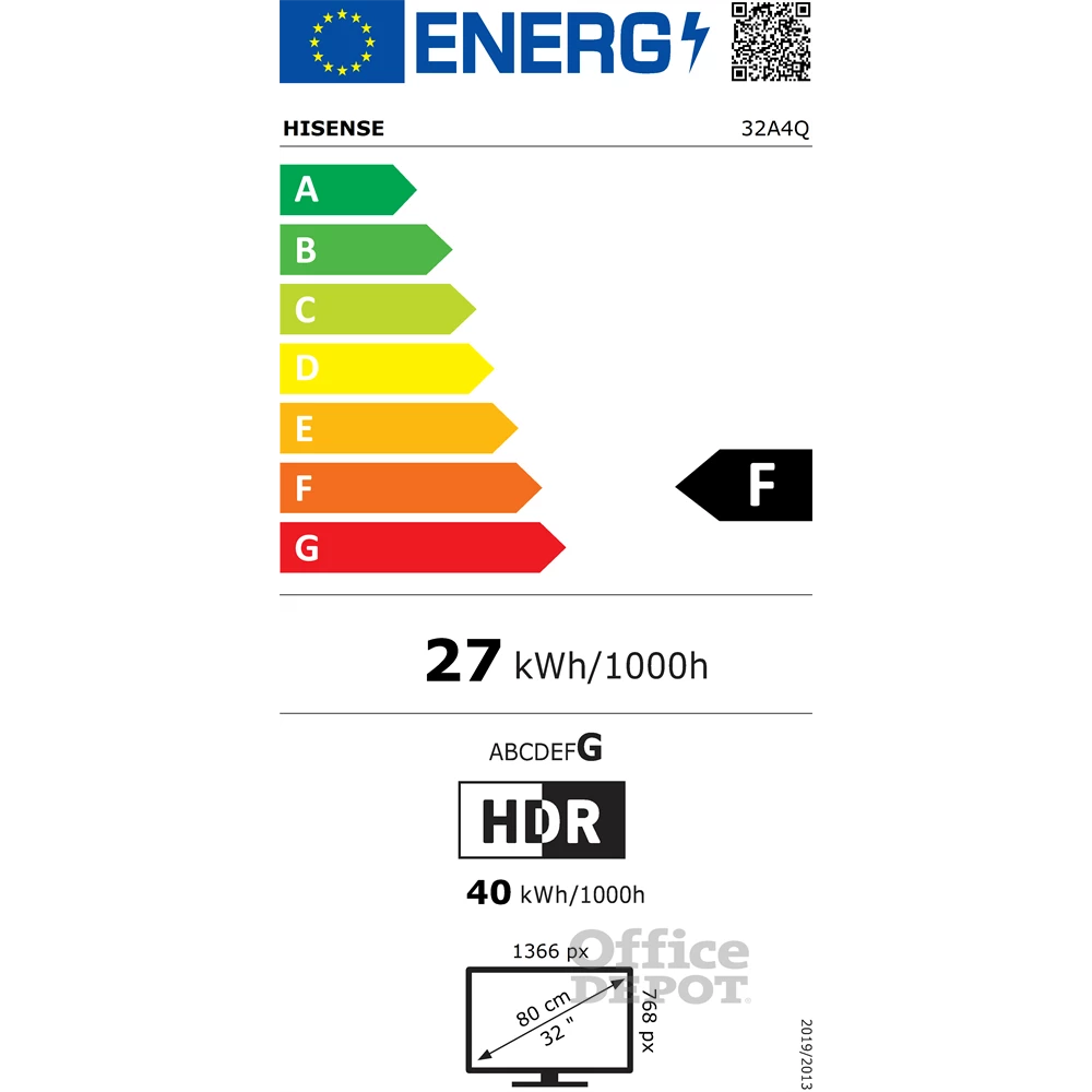 Hisense 32" 32A4Q HD Ready Smart LED TV
