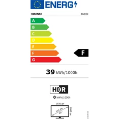 Hisense 40" 40A4N Full HD Smart LED TV (Újracsomagolt) Hisense 40" 40A4N Full HD Smart LED TV (Újracsomagolt)