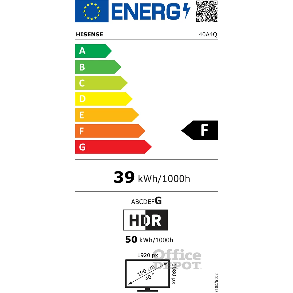 Hisense 40" 40A4Q Full HD Smart LED TV