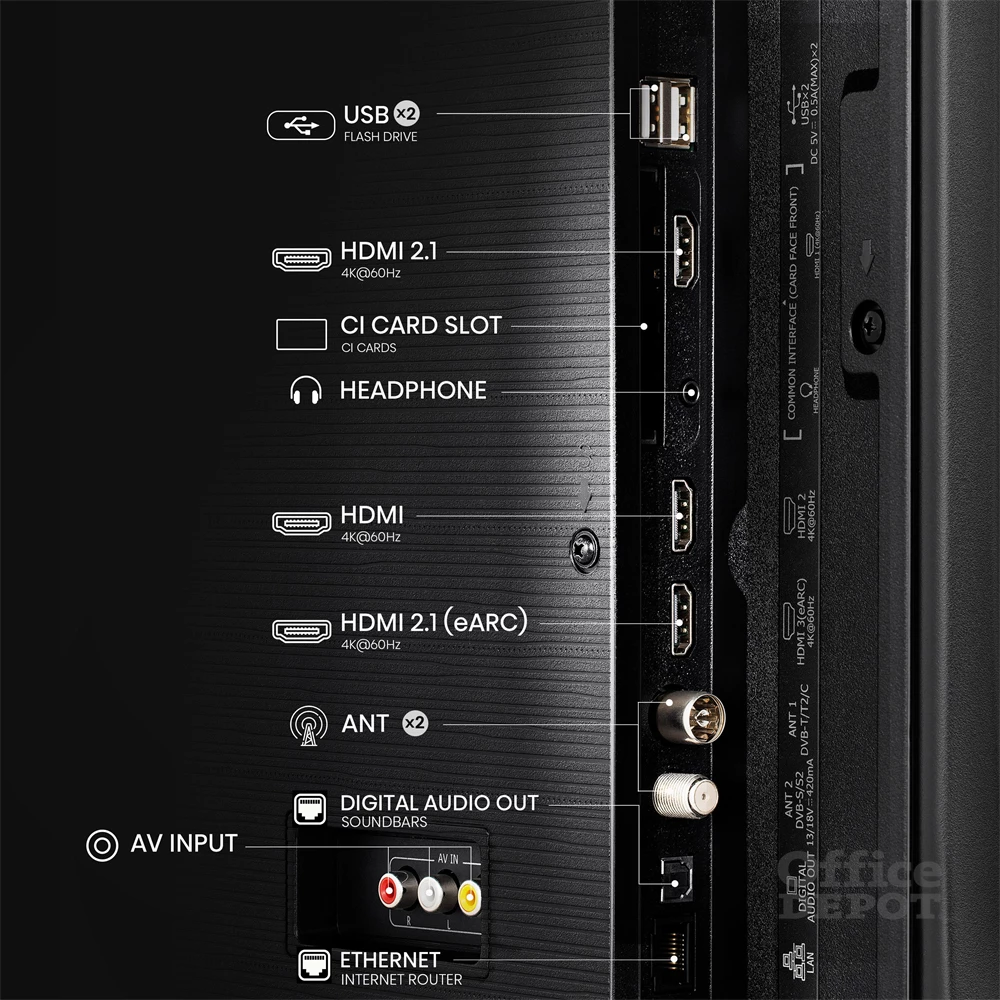 Hisense 43" 43A6Q 4K UHD Smart LED TV