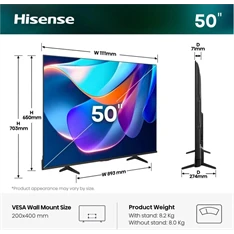 Hisense 50" 50A6S 4K UHD Smart LED TV