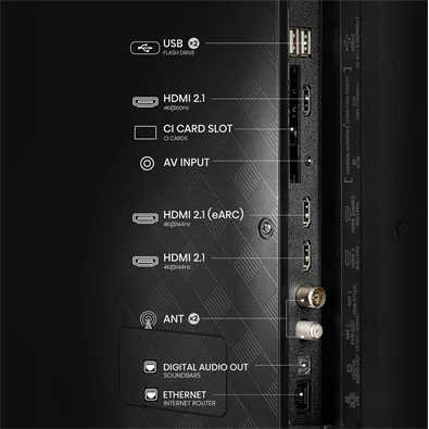 Hisense 50" 50E7QPRO 4K UHD Smart QLED TV