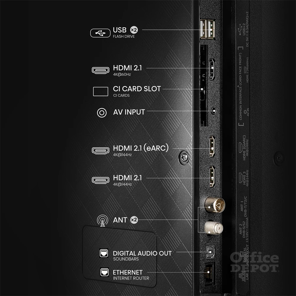 Hisense 50" 50E7QPRO 4K UHD Smart QLED TV