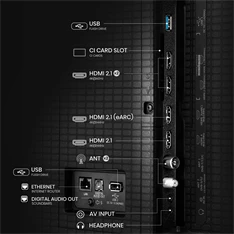 Hisense 50" 50U7Q 4K UHD Smart MiniLED ULED TV