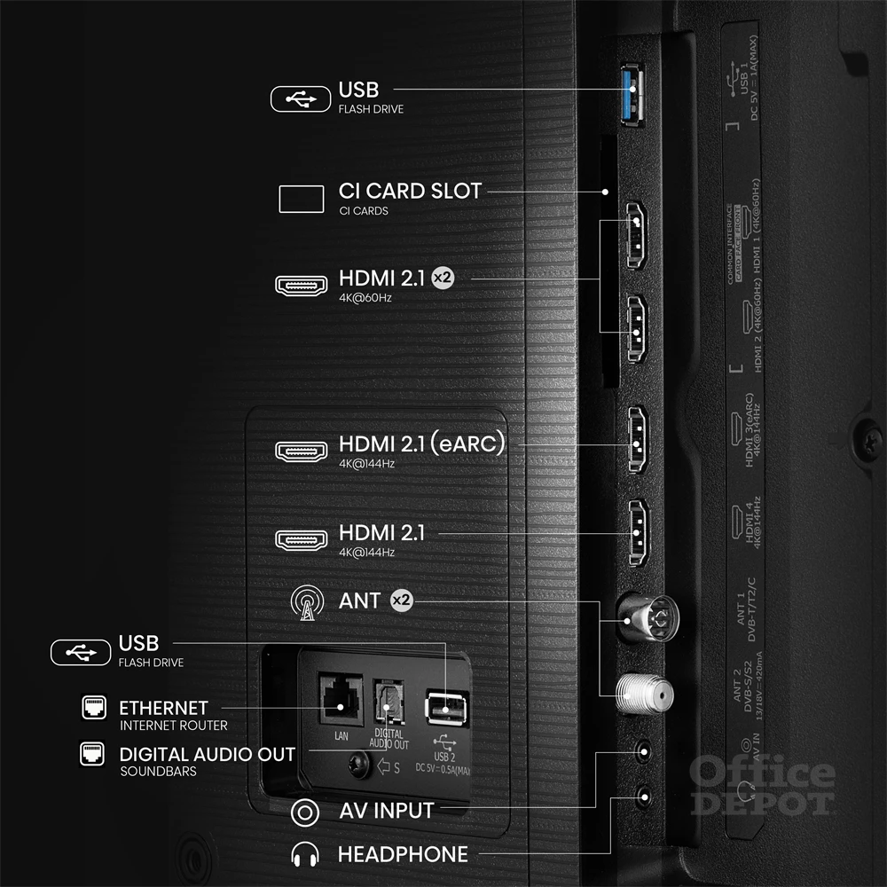 Hisense 55" 55E7QPRO 4K UHD Smart Gamer QLED TV