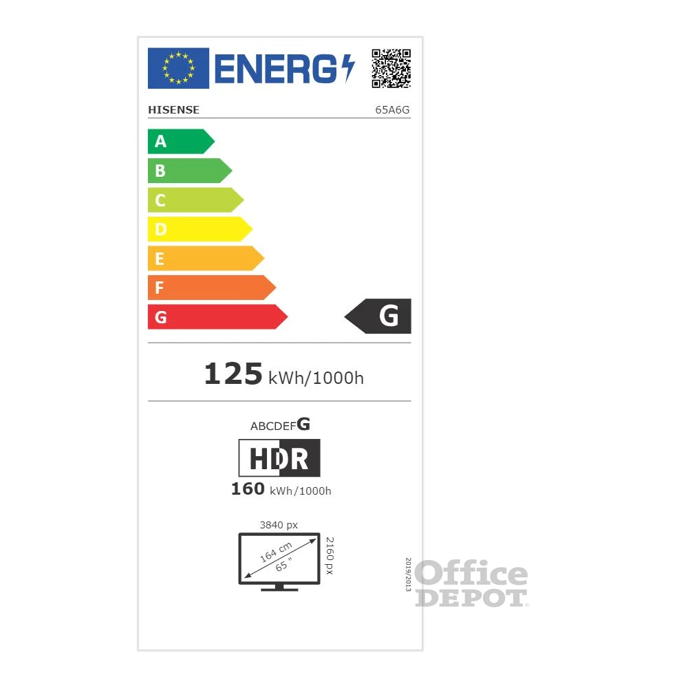 Hisense 65" 65A6G 4K UHD Smart LED TV
