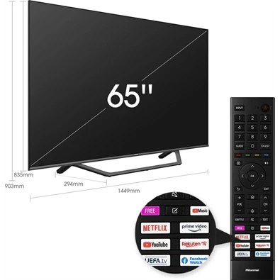 Hisense 65" 65A7GQ 4K UHD Smart QLED TV