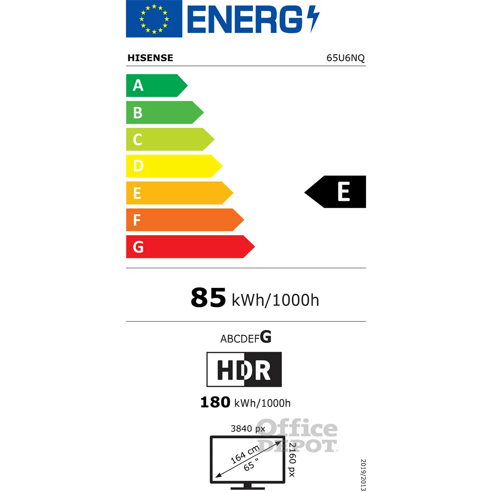 Hisense 65" 65U6NQ 4K UHD Smart MiniLED TV