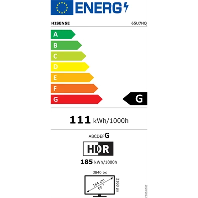 Hisense 65" 65U7HQ 4K UHD Smart ULED TV