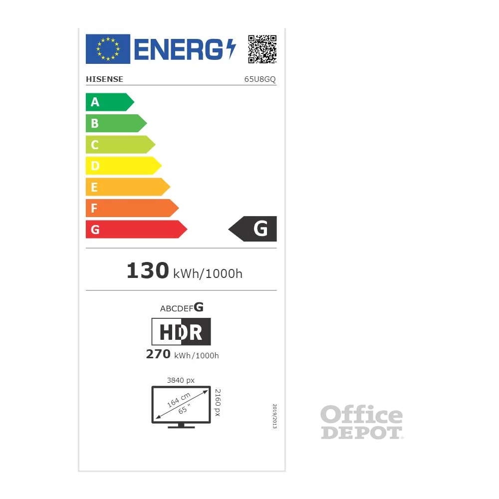 Hisense 65" 65U8GQ 4K UHD Smart ULED TV