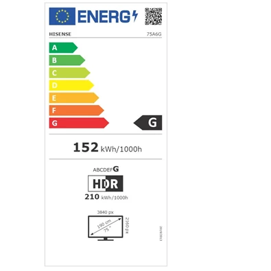 Hisense 75" 75A6G 4K UHD Smart LED TV Hisense 75" 75A6G 4K UHD Smart LED TV