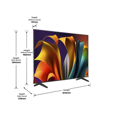 Hisense 75" 75A6N 4K UHD Smart LED TV (Újracsomagolt)