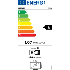 Hisense 75" 75A6N 4K UHD Smart LED TV (Újracsomagolt)