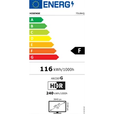 Hisense 75" 75U8KQ 4K UHD Smart ULED TV Hisense 75" 75U8KQ 4K UHD Smart ULED TV