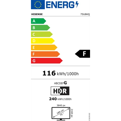 Hisense 75" 75U8KQ 4K UHD Smart ULED TV Hisense 75" 75U8KQ 4K UHD Smart ULED TV