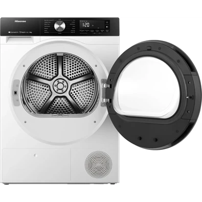 Hisense DH3S802BW2 fehér, 8 kg, hőszivattyús, szárítógép