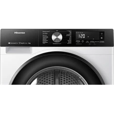 Hisense DH3S802BW2 fehér, 8 kg, hőszivattyús, szárítógép