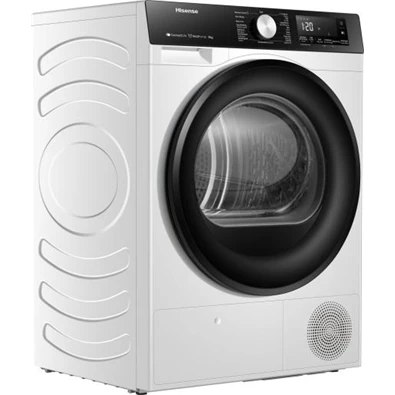 Hisense DH3S802BW2 fehér, 8 kg, hőszivattyús, szárítógép