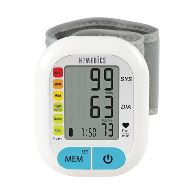 HoMedics BPW-3010-EU automata csuklós vérnyomásmérő HoMedics BPW-3010-EU automata csuklós vérnyomásmérő
