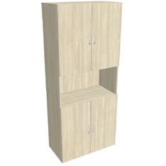 Hobis DRIVE D 5 80 05 akác 185x80 cm polcos szekrény ajtóval Hobis DRIVE D 5 80 05 akác 185x80 cm polcos szekrény ajtóval