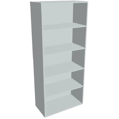 Hobis DRIVE D 5 80 szürke 185x80 cm nyitott polcos szekrény Hobis DRIVE D 5 80 szürke 185x80 cm nyitott polcos szekrény