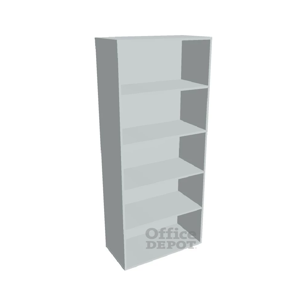 Hobis DRIVE D 5 80 szürke 185x80 cm nyitott polcos szekrény