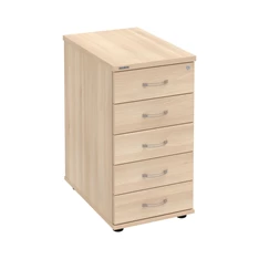Hobis K 35 C P akác hosszanti 60 cm 5 fiókos konténer Hobis K 35 C P akác hosszanti 60 cm 5 fiókos konténer