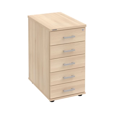 Hobis K 35 C P akác hosszanti 60 cm 5 fiókos konténer Hobis K 35 C P akác hosszanti 60 cm 5 fiókos konténer