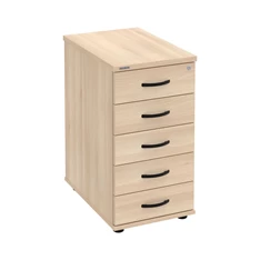 Hobis K 35 C P akác hosszanti 60 cm 5 fiókos konténer Hobis K 35 C P akác hosszanti 60 cm 5 fiókos konténer
