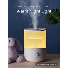 Homásy HMHM583AWEU fehér LED-es párásító Homásy HMHM583AWEU fehér LED-es párásító