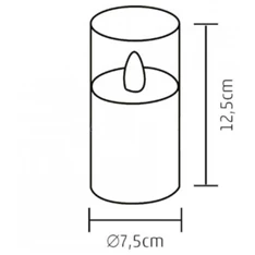 Home CD 1 üveg LED-es gyertya Home CD 1 üveg LED-es gyertya